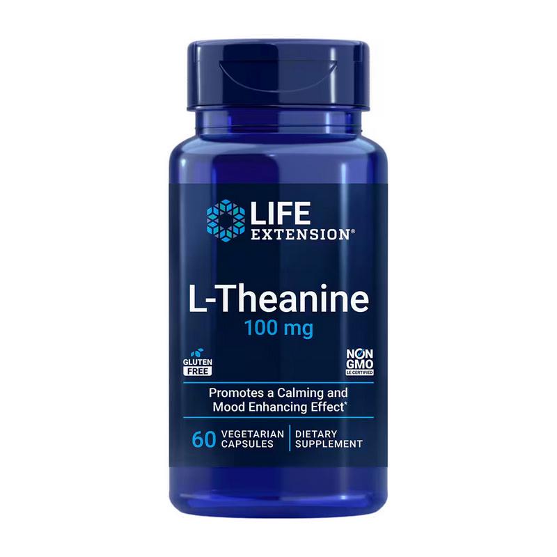 Аминокислоты L-Theanine 100 мг 60 вегетарианских капсул (77658)