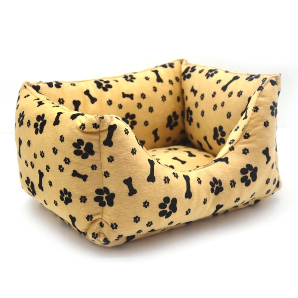 Лежак для собак и кошек Zoo-hunt Лапки двухсторонние №3 500х650х230 мм