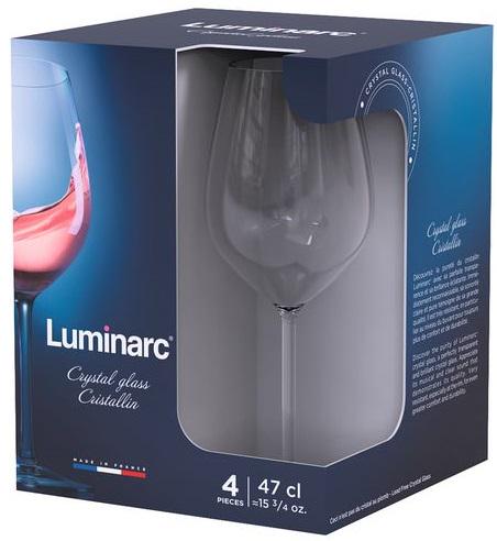 Набір келихів Luminarc MENADES 4 шт. 470 мл (UG-V5960) - фото 5 Набір келихів Luminarc MENADES 4 шт. 470 мл (UG-V5960) - фото 5
