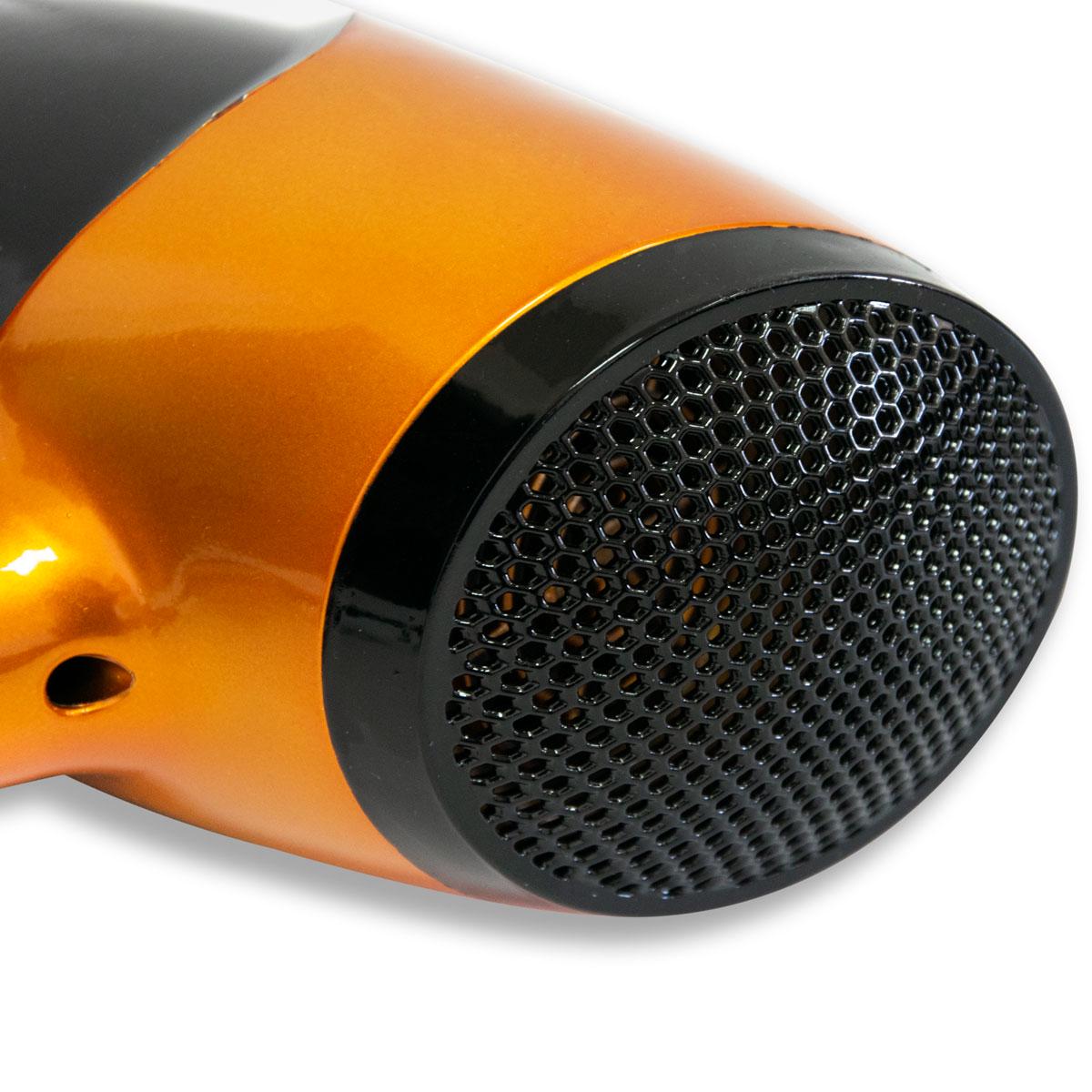 Фен для укладки волос Gemei GM-1766 2600 Вт Черный/Оранжевый (1010111-Other) - фото 5 Фен для укладки волос Gemei GM-1766 2600 Вт Черный/Оранжевый (1010111-Other) - фото 5