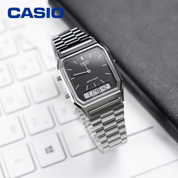 Годинник чоловічий Casio AQ-230A-1DMQ з подвійною індикацією (1141-0048) - фото 6