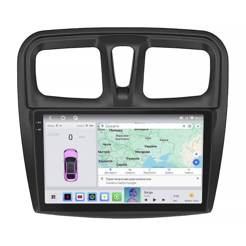 Автомагнитола штатная Lesko для Dacia Sandero II ver 3 2012-2016 10" 4/64 QLED CarPlay 4G Wi-Fi GPS 360 Автомагнитола штатная Lesko для Dacia Sandero II ver 3 2012-2016 10" 4/64 QLED CarPlay 4G Wi-Fi GPS 360