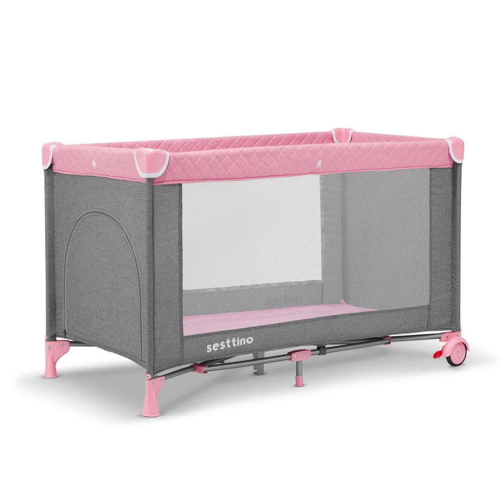 Дитяче ліжко-манеж Sesttino Lia plus Pink - фото 2