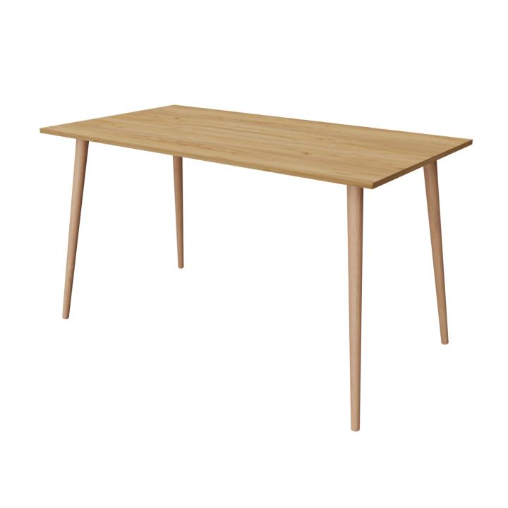 Стіл обідній прямокутний Неман Лойс 1280х680 мм Дуб крафт золотий/Вільха (46323)