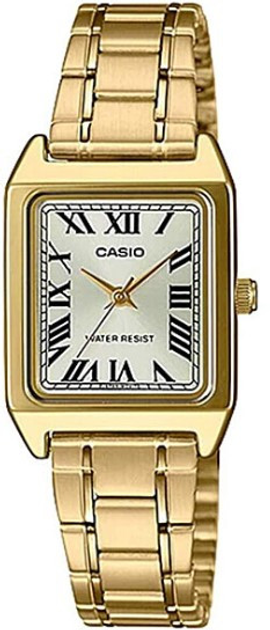Наручний годинник жіночий Casio LTP-V007G-9BUDF CARTIER Золотий