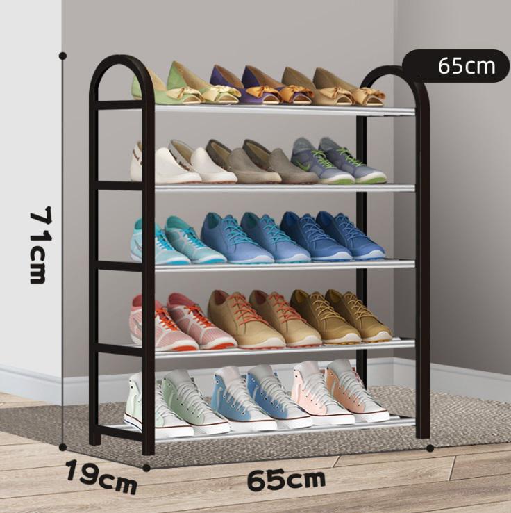 Полиця для взуття 5-ти рівнева 14841 19х65х71 см Чорний (4995158) - фото 3 Полиця для взуття 5-ти рівнева 14841 19х65х71 см Чорний (4995158) - фото 3