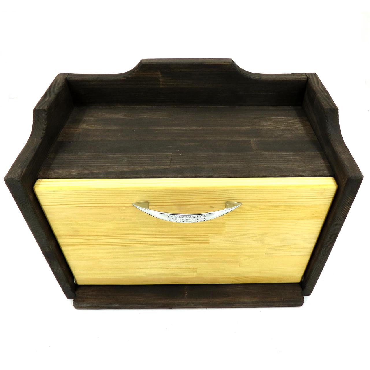 Хлебница из дерева Мендоса Венге/Бланже (ХЛЕ-00011201)