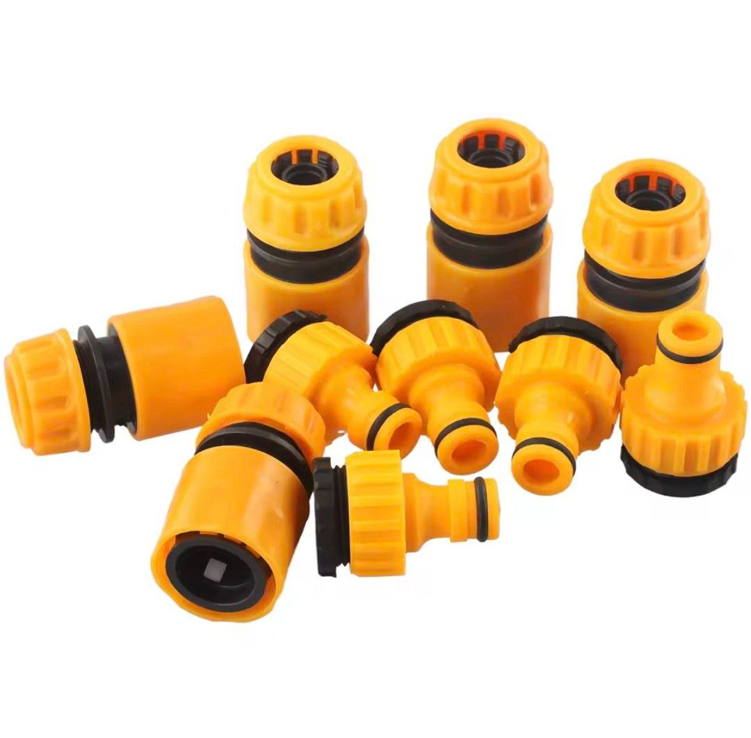 Комплект коннекторов для шланга 1/2" и крана 1/2-3/4" 10 шт. Yellow (33143979)