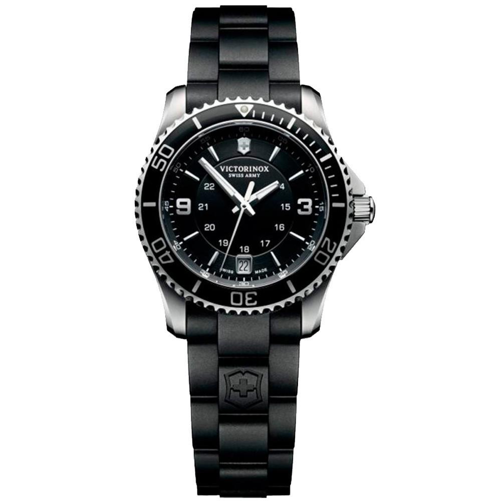 Наручний годинник жіночий Victorinox Swiss Army Maverick кварцевий Silver (V241702)