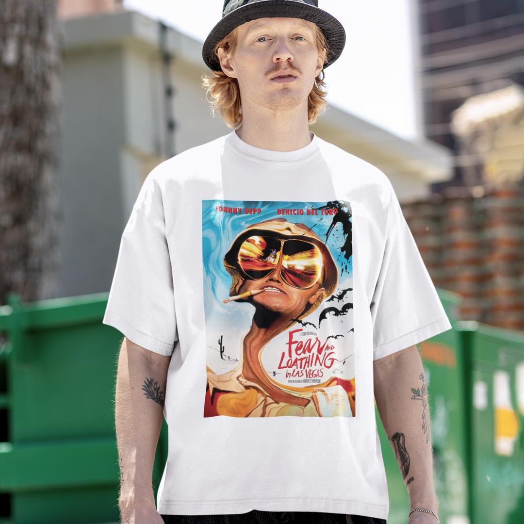 Футболка унисекс Fear and Loathing in Las Vegas S Белый (00000009938)