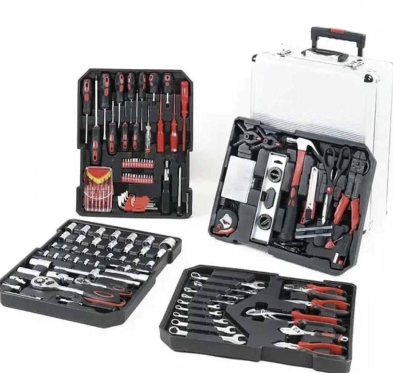 Комплект інструментів для дому та авто KRAFFTEC 499 шт. у валізі (499) - фото 4