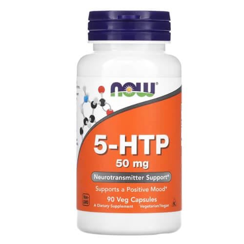 Добавка NOW 5-HTP 50 мг 90 veg capsules (NOW-00099)