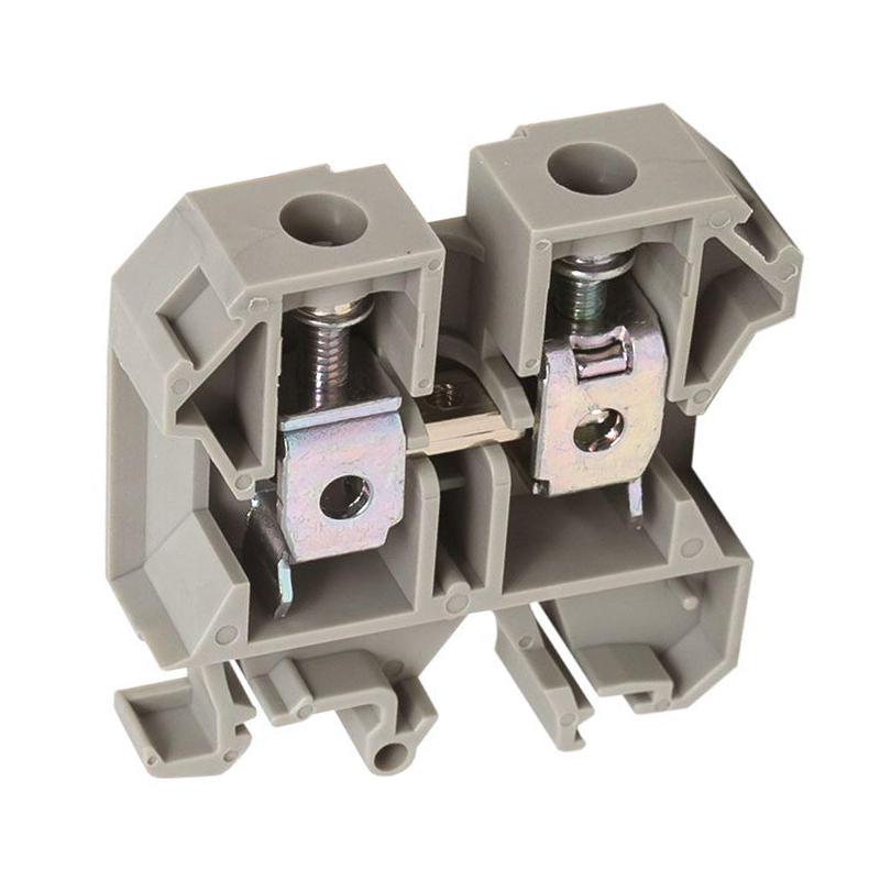 Клемма винтовая наборная CHINT JXB-16 90А 16 мм2 х 51х12х51,5 мм Серый (554038)