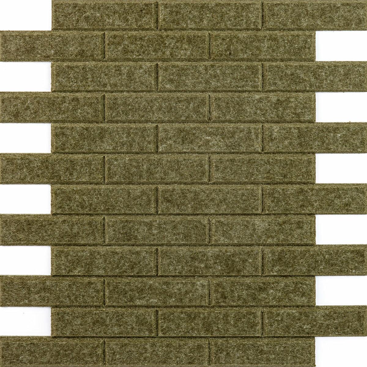 Панель звукоізоляційна 600x600x9 мм Хакі (3DPanda-2705)