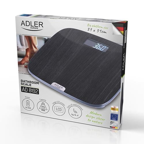 Весы электронные Adler AD 8192 LCD до 180 кг Grey (621030) - фото 6 Весы электронные Adler AD 8192 LCD до 180 кг Grey (621030) - фото 6