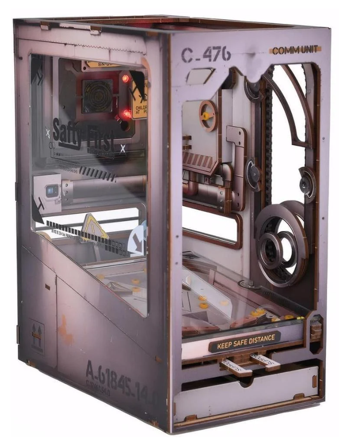 Румбокс 3D бук нук DIY Книжный Киберпанк и пылезащитный купол (SL-17)