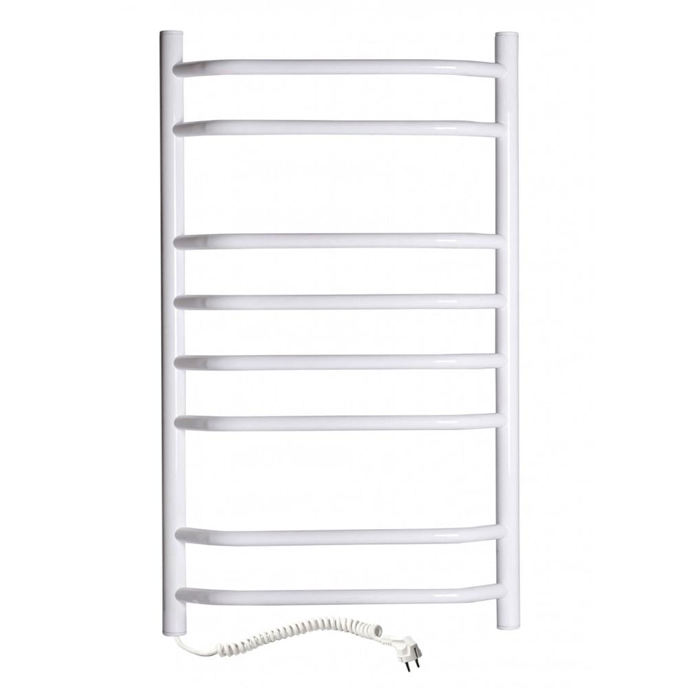 Полотенцесушитель электрический SANTAN Лестница Блюз левосторонняя 480х800 мм Белый (113034)