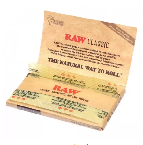 Папір для самокруток RAW Organic SW Double Window Hemp 1 шт. (17706) - фото 2