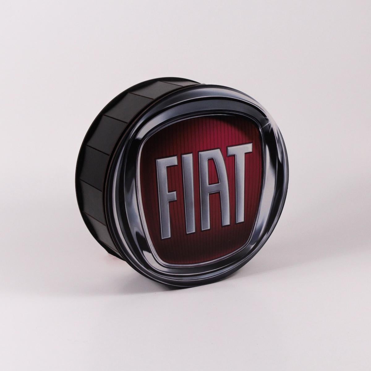 Коробка подарункова кругла "Fiat" Чорний (4119)