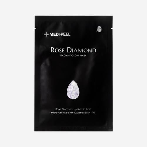 Маска тканевая MEDI-PEEL Rose Diamond Radiant Glow Mask с алмазной пудрой 25 мл