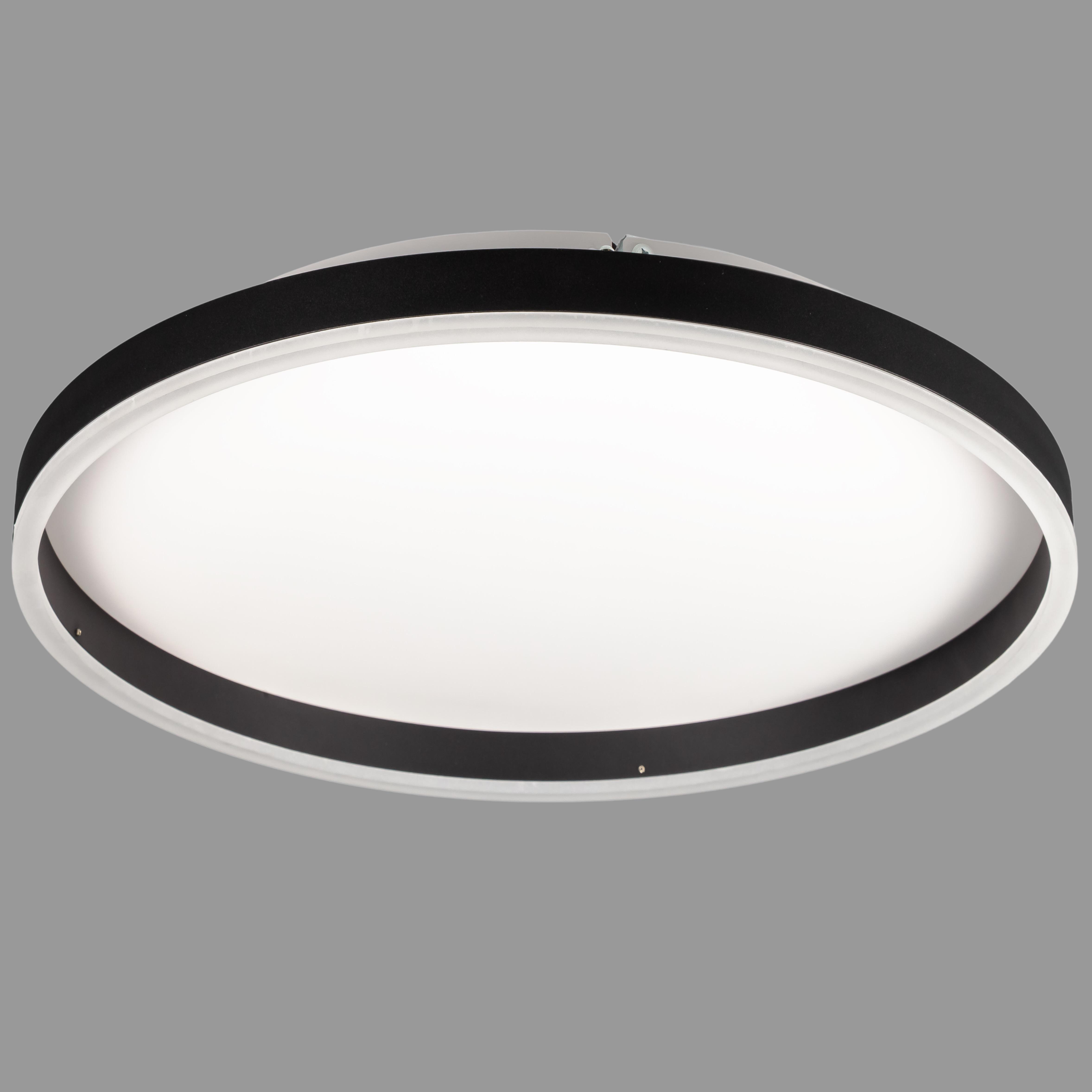 Люстра потолочная в минималистическом стиле 28W 50 см (87-1053 BK+WH)