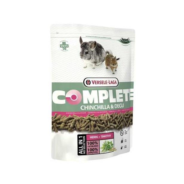 Корм для шиншилл и дегу Versele-Laga Complete Chinchilla&Degu гранулированный 0,5 кг (612552)