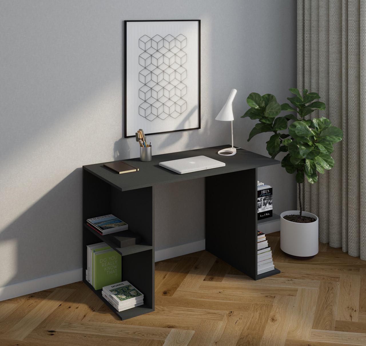 Компьютерный стол MebelProff КС-13 Антрацитовый (26437566)