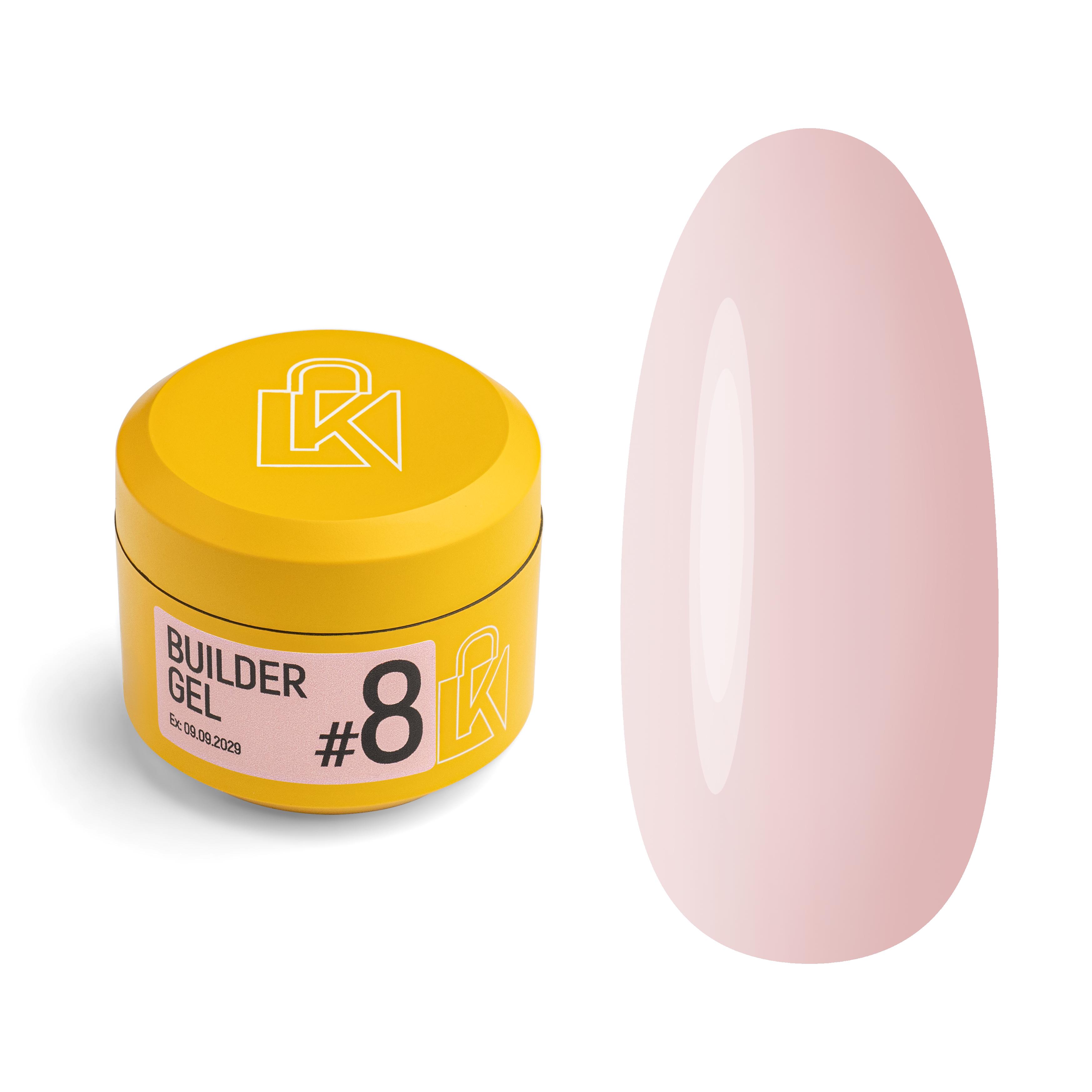Гель для наращивания Kupiuviti Builder Gel №08 30 мл
