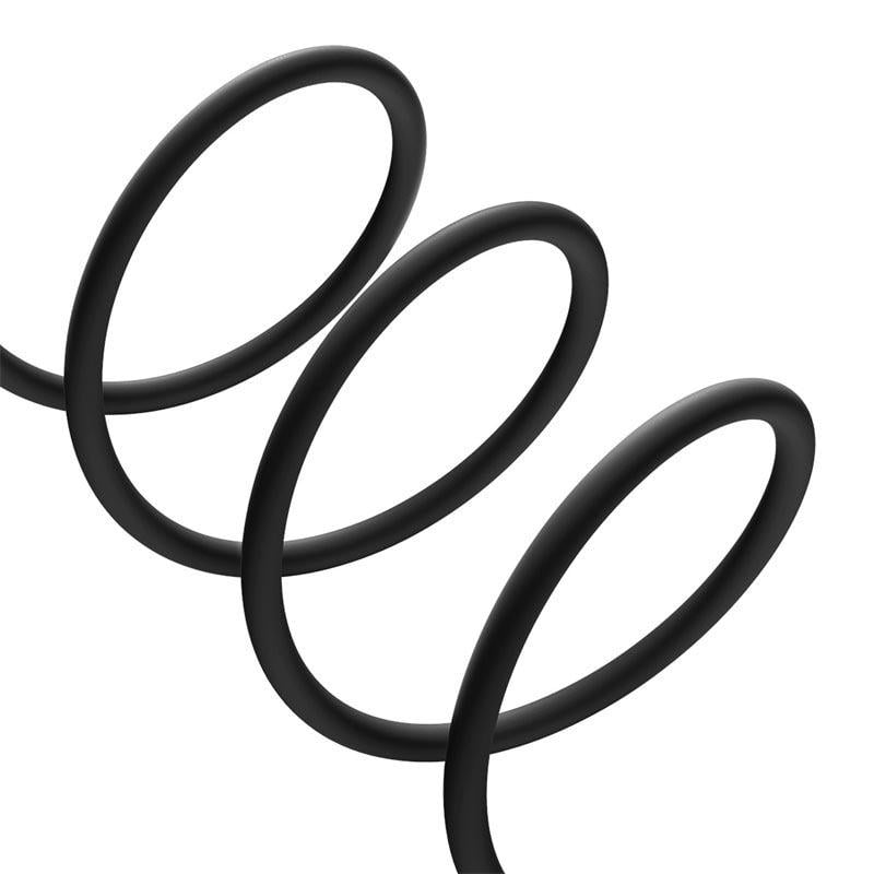 Кабель для зарядки і передачі даних Baseus Lightning Pudding Series Fast Charging Cable 2м Чорний (P10355700111-01) - фото 5 Кабель для зарядки і передачі даних Baseus Lightning Pudding Series Fast Charging Cable 2м Чорний (P10355700111-01) - фото 5