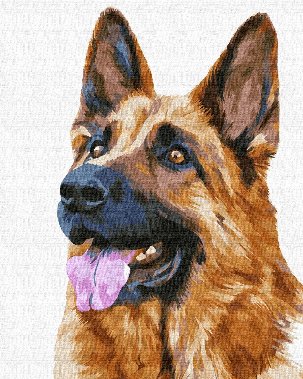 Картина по номерам Идейка Верный друг KHO4308 холст на подрамнике 40x50 см (1601474304)