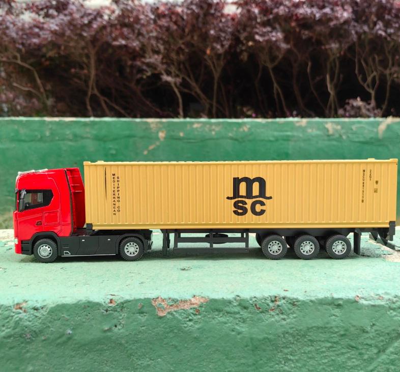 Машинка металлическая контейнеровоз SCANIA (29747375) - фото 2 Машинка металлическая контейнеровоз SCANIA (29747375) - фото 2