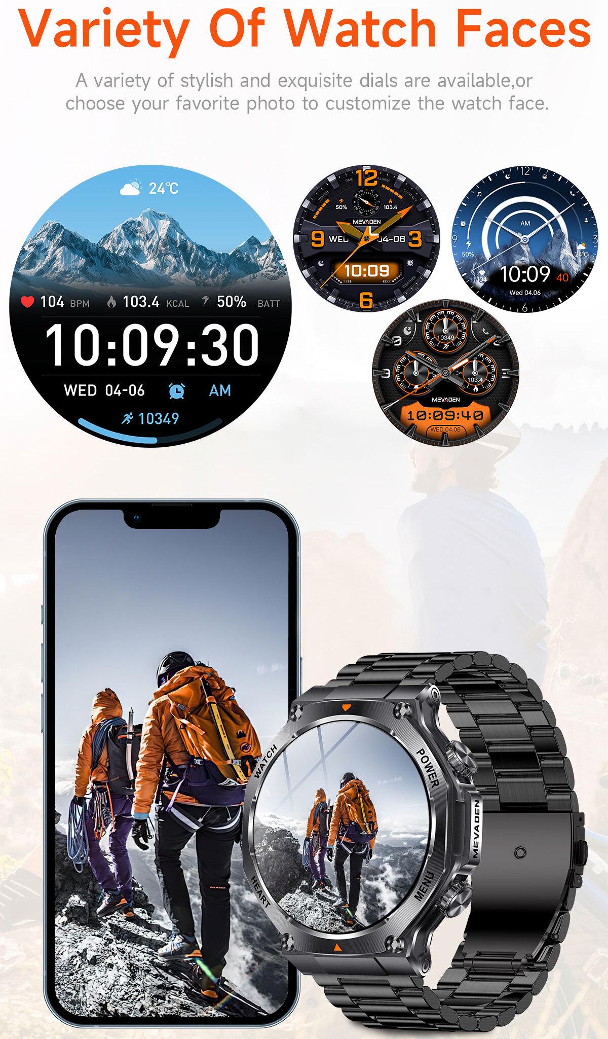 Смарт-часы Smart Mevaden Ultra Steel 2 ремешки (2043) - фото 29 Смарт-часы Smart Mevaden Ultra Steel 2 ремешки (2043) - фото 29