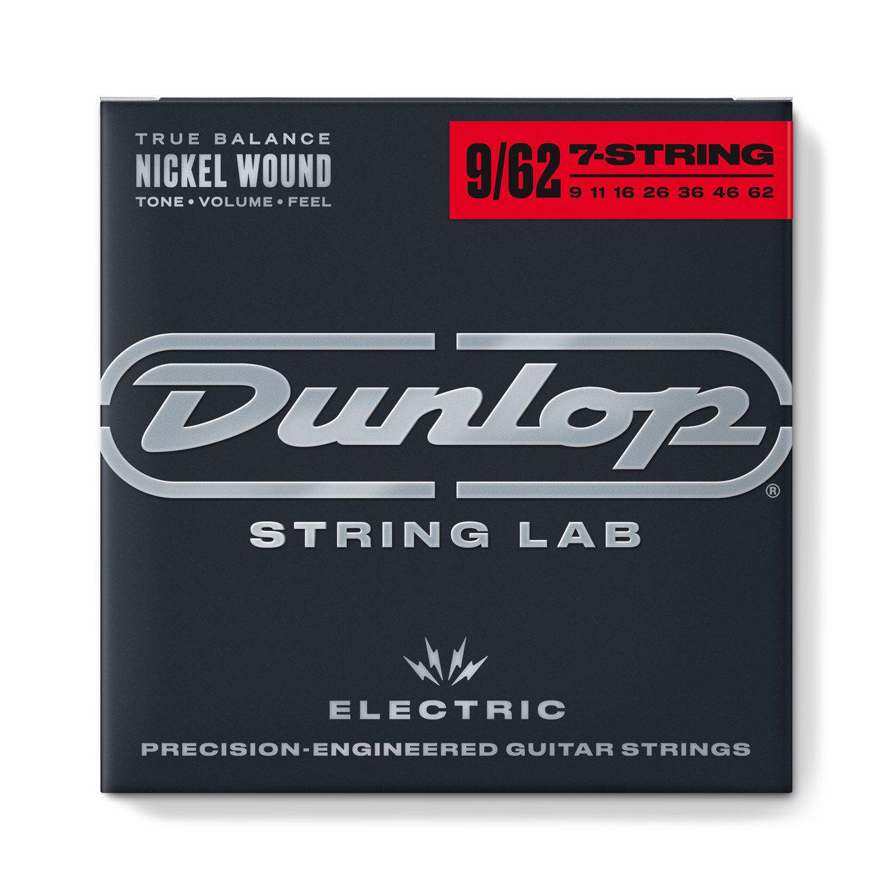Струны для 7-струнной электрогитары Dunlop DEN09627 Nickel Wound (123333)