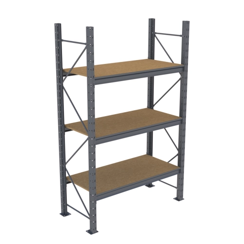 Стеллаж Modern-Expo Mini Rack с полками ДСП основная секция 3 уровня 2127х1545х615 мм (3-3-45)