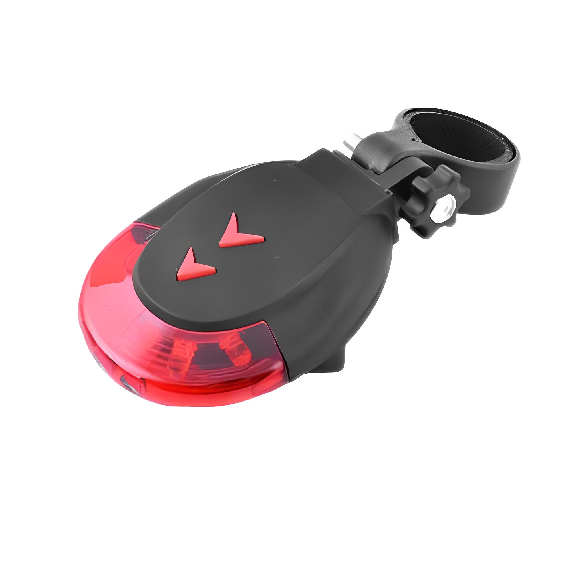 Велосипедный фонарь CS-088-5LED-2LASER встроенный аккумулятор ЗУ micro USB (00000049800)