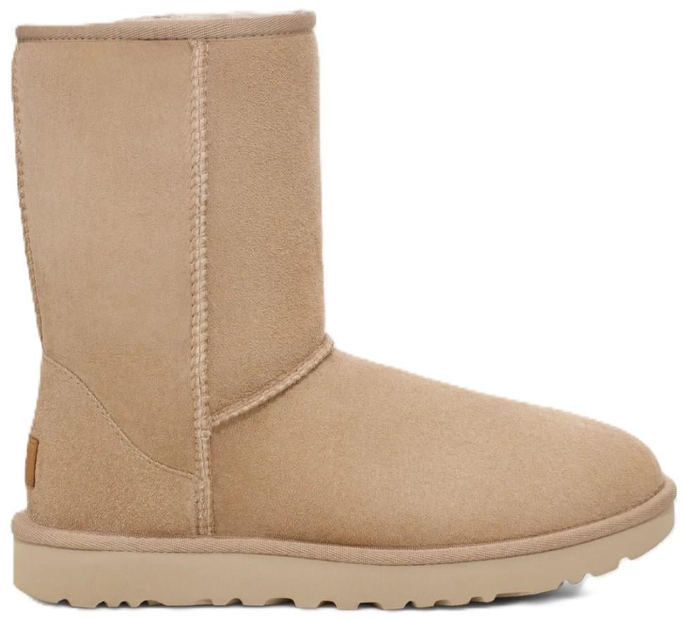 Уггі жіночі середні замша UGG Classic II Short Sand Бежевий (29041)
