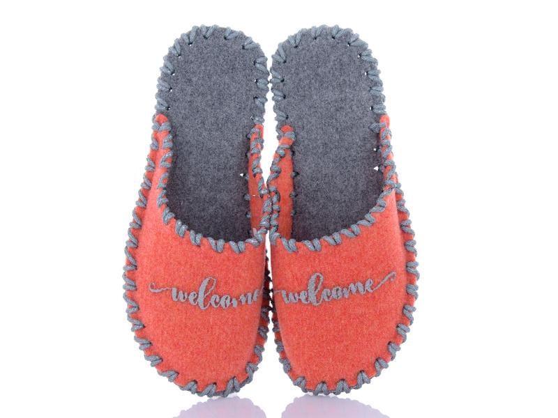 Тапочки фетровые женские VENDS 260 р. 36-37 Коралловый