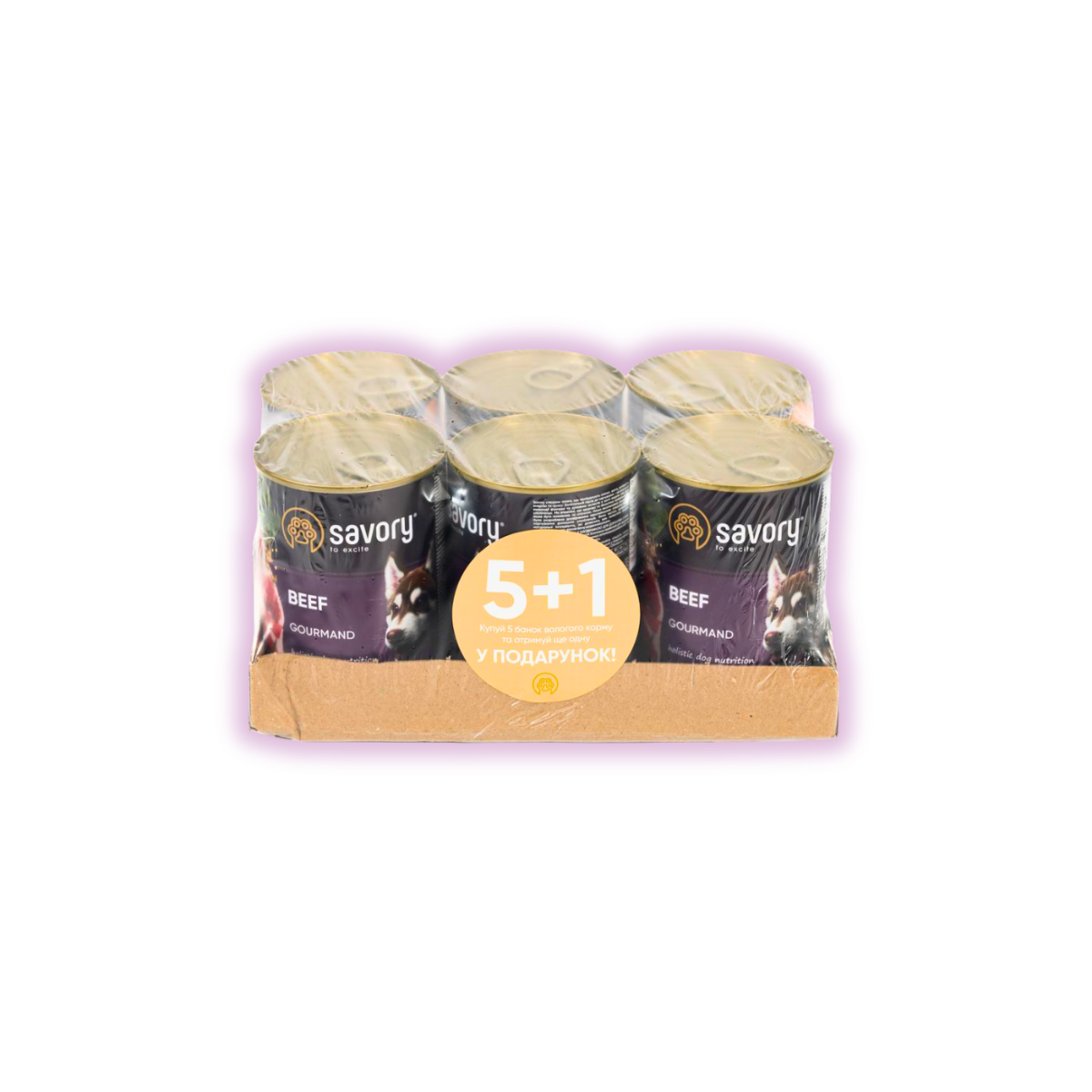 Корм влажный для взрослых собак Savory паштет с говядиной для всех пород 400 г х 5+1 шт. (29818746) Корм влажный для взрослых собак Savory паштет с говядиной для всех пород 400 г х 5+1 шт. (29818746)