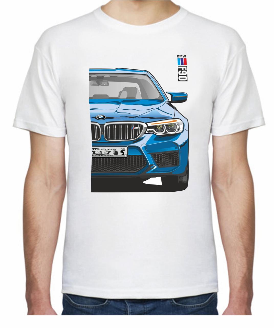 Футболка мужская Avtolife BMW F90 MotorSport F 305190 S Белый (2494944234)