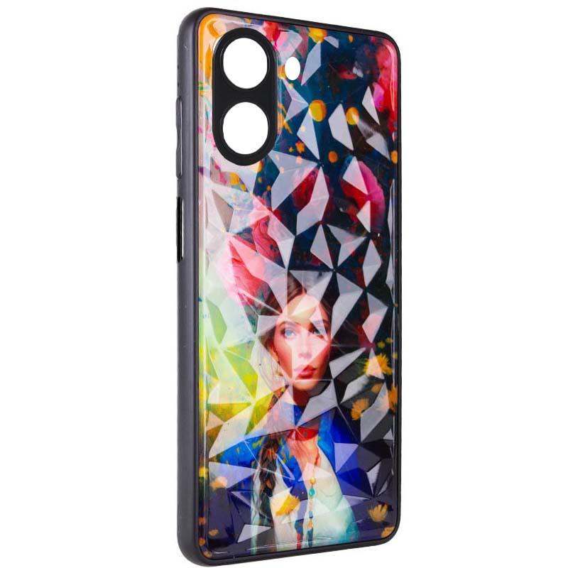 Противоударный TPU+PC чехол Prisma Ladies для Realme C33 Peonies