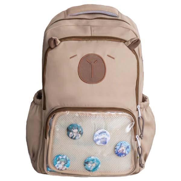 Рюкзак молодежный Capybara 45х31х13 см Светло-коричневый (ЦБ-00032200) - фото 3