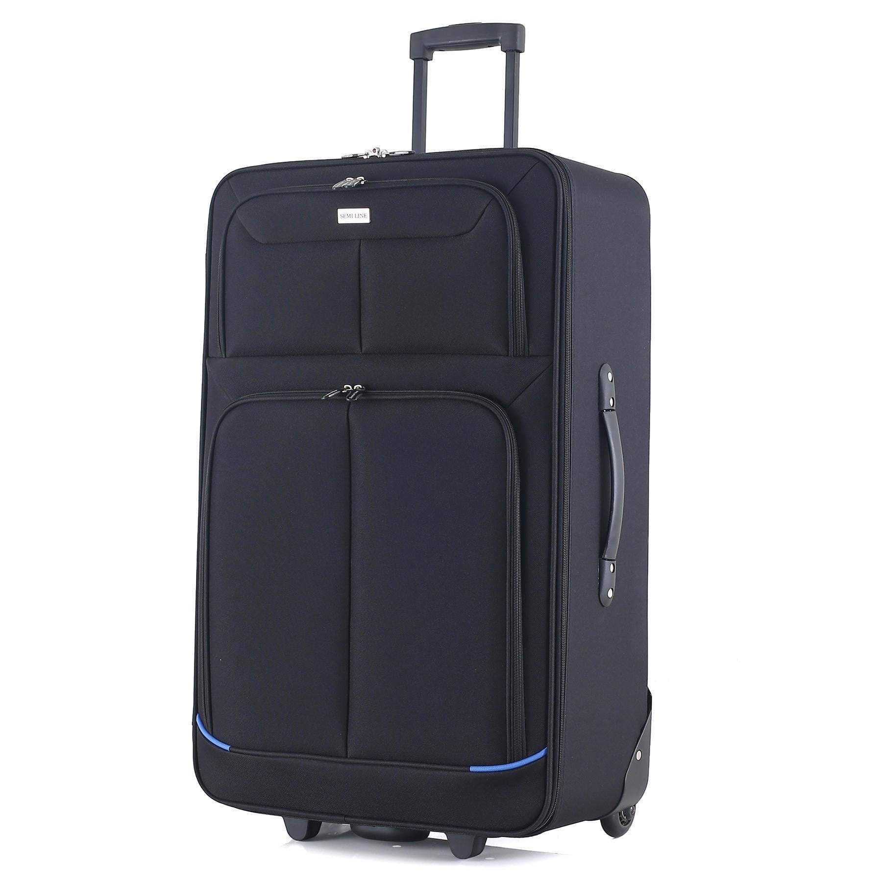 Чемодан средний SEMI LINE 24" Polyester M Black (T5753-3)