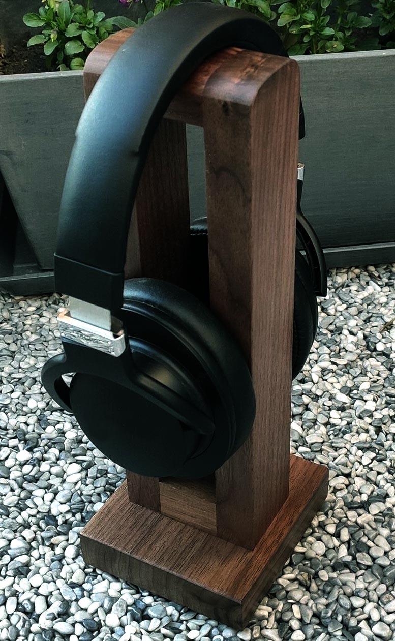 Стойка для наушников из дерева Колтрейн капучино (НУП-002009)