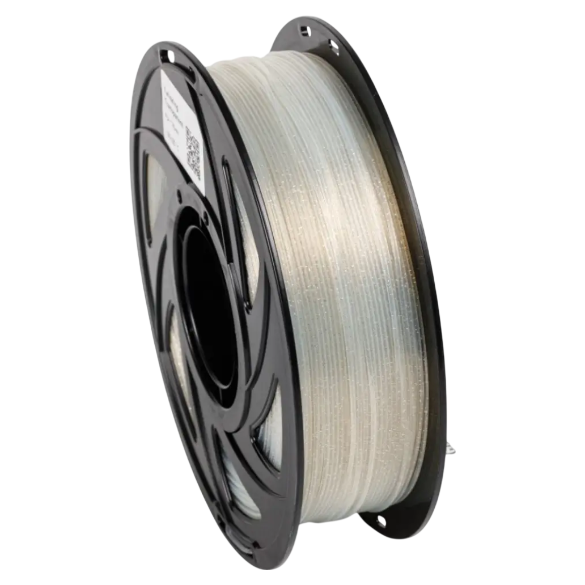 Пластик UA3D PLA Twinkling 1,75 мм 1 кг Прозорий блискучий