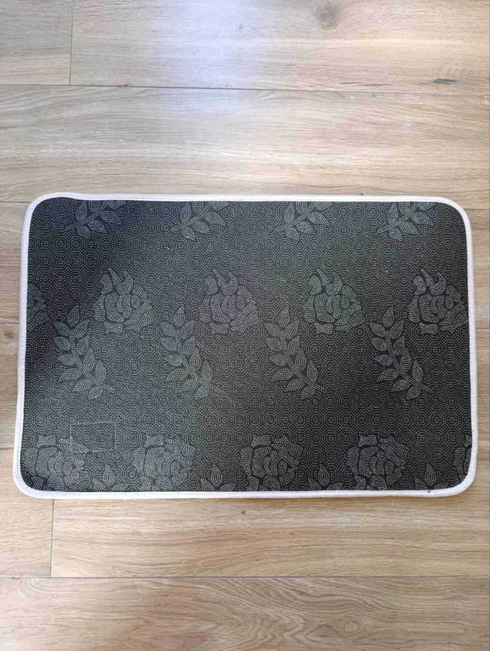 Ковер для дома 60х40 см прорезиненный Графит (П4К-am-mal-kovrik-003-05)