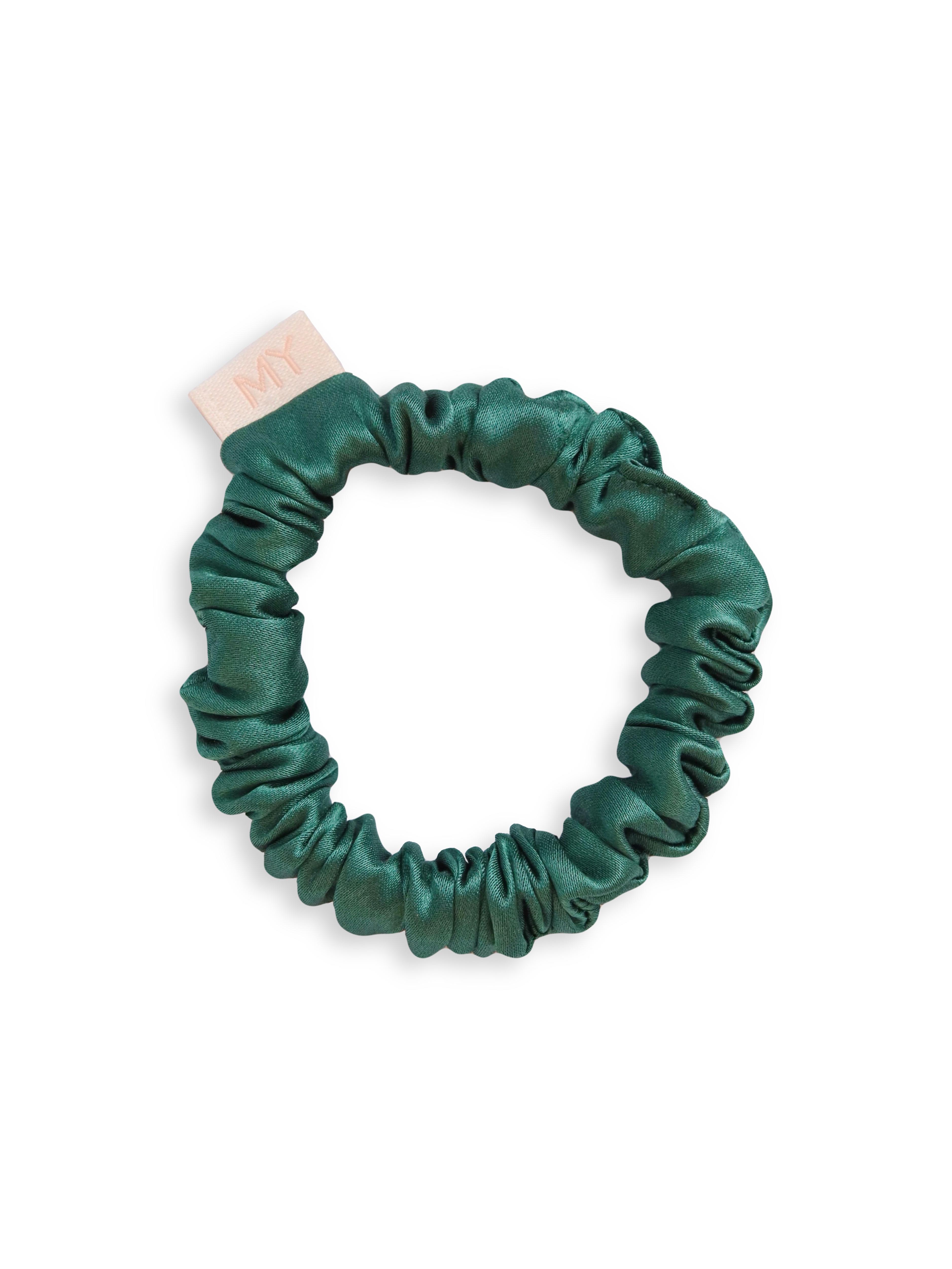 Резинка для волос шелковая My Heart S Изумрудный бархат Резинка для волос шелковая My Heart S Изумрудный бархат