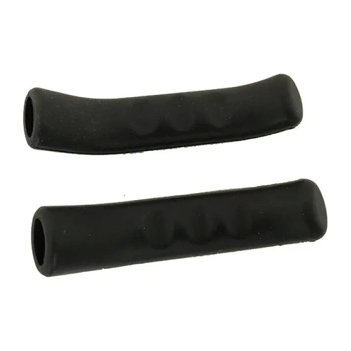Накладки на гальмівні ручки велосипеда силіконові пара Чорний (29674225)