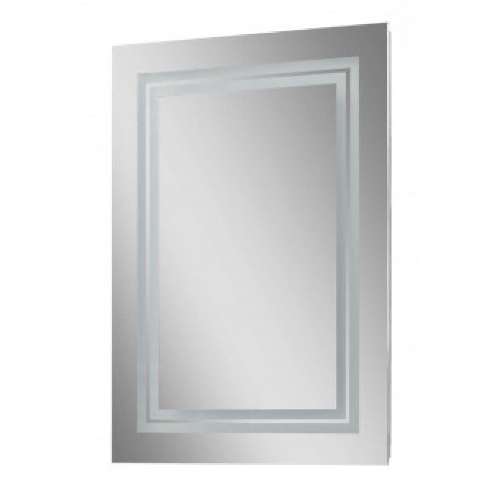 Зеркало для ванной комнаты LED ПВХ/кнопка 500x700 см (1930559837)