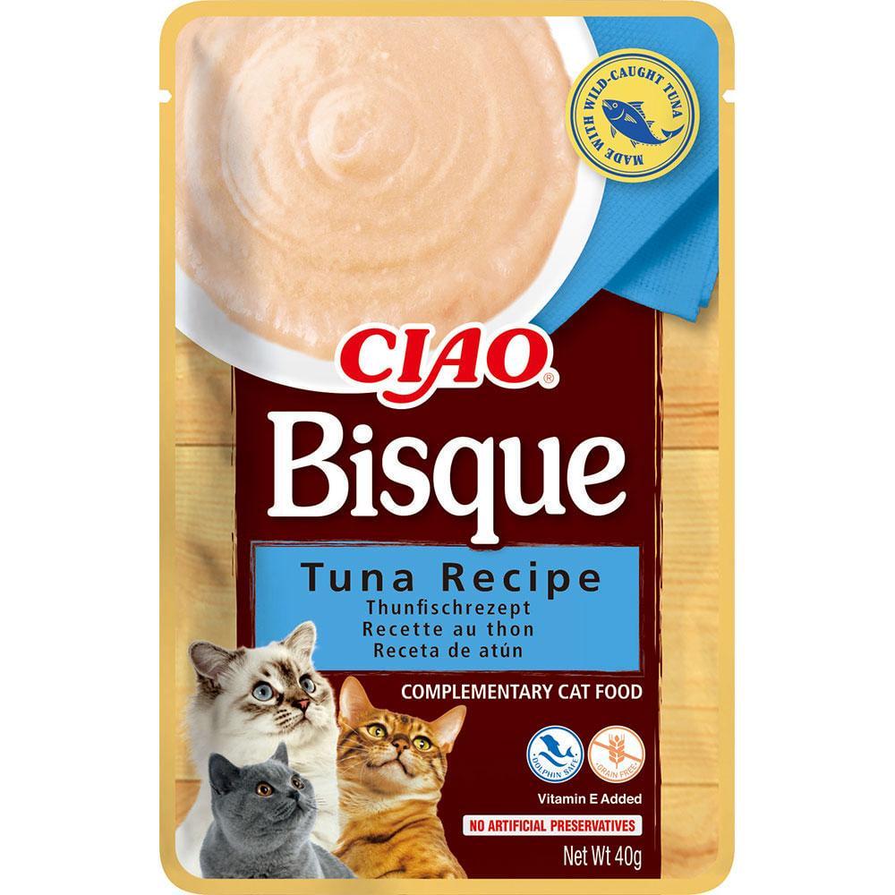 Корм влажный для кошек Inaba CIAO Bisque пюре из тунца 40 г (1928455885)
