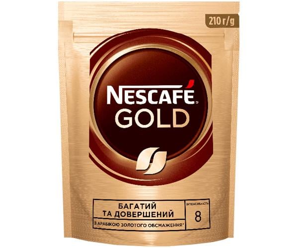 Кава розчинна Nescafe Gold 210 г - фото 1 Кава розчинна Nescafe Gold 210 г - фото 1